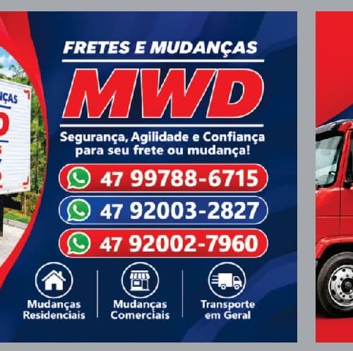 Fretes mudanças MWD